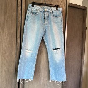 Rag & Bone Maya High-Rise Ankle Straight Jeans 32